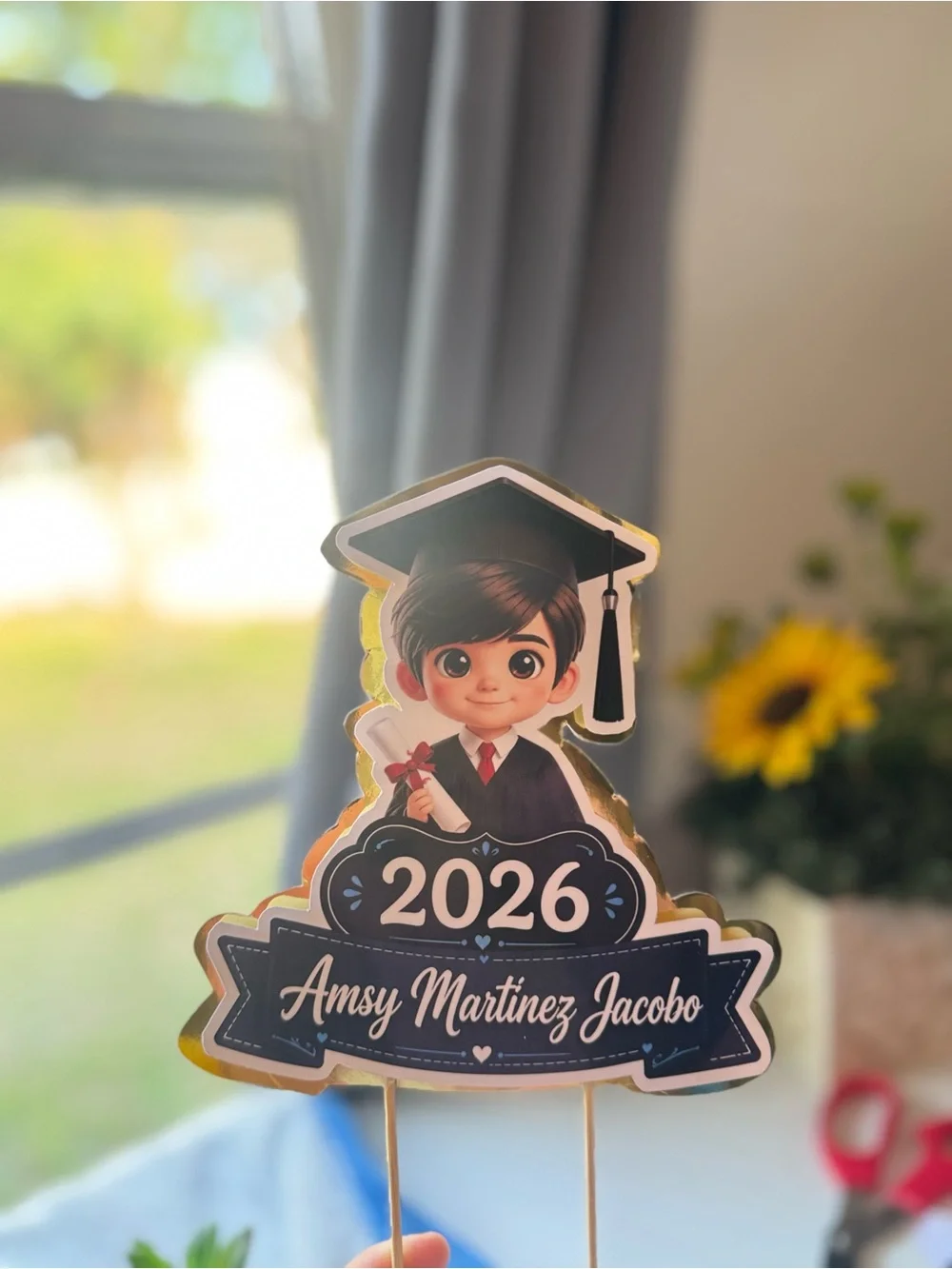✨🎓 CUSTOM GRADUATION CAKE TOPPER 2026 🎓✨